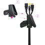 Nanocable Organizador de Cables Flexible 25mm Negro 2m
